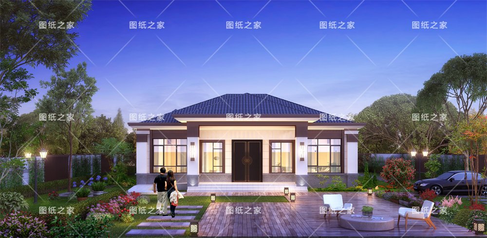 小戶型更實(shí)用！16款農(nóng)村一層別墅