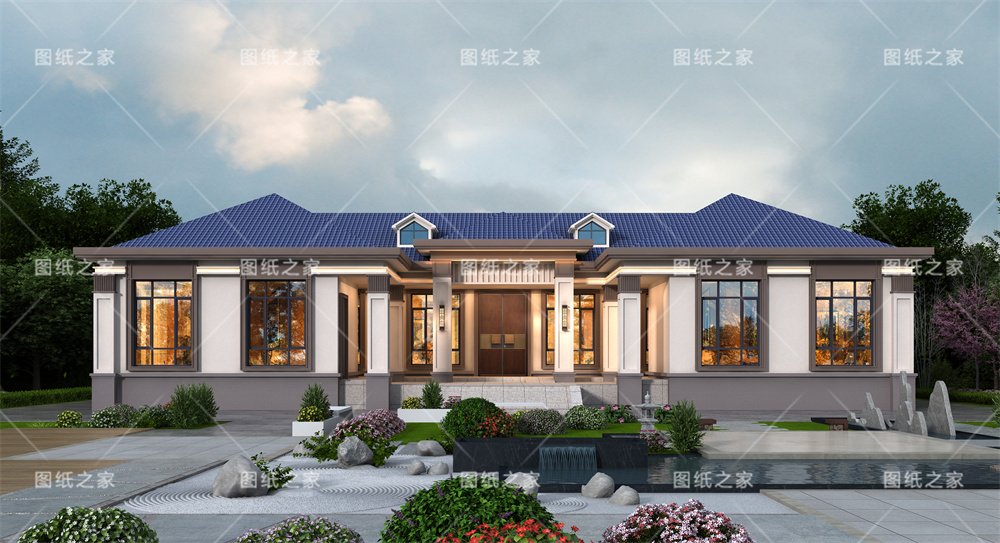 小戶型更實(shí)用！16款農(nóng)村一層別墅