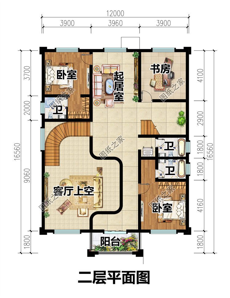 新中式三層別墅3