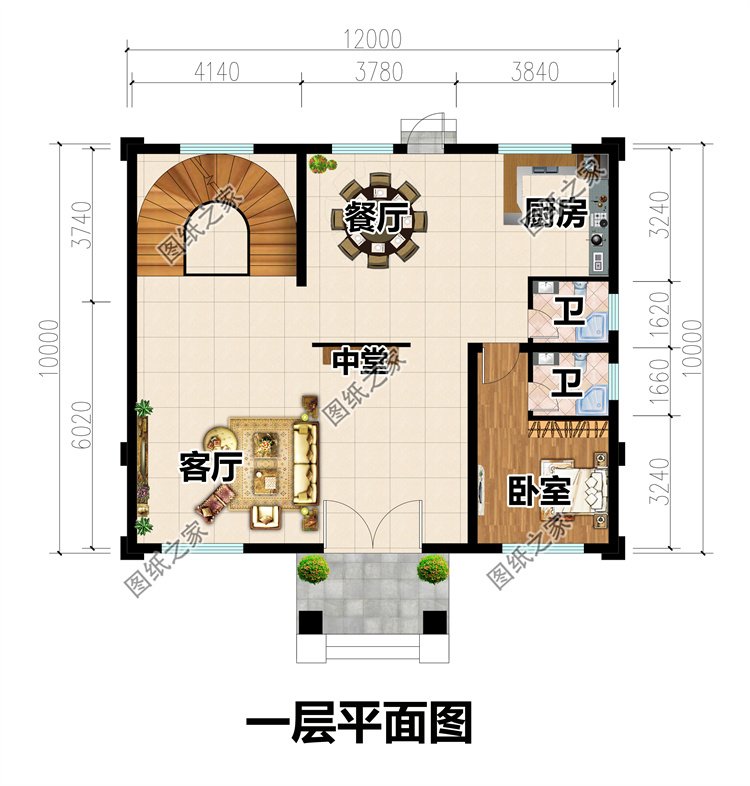 對稱新中式自建房2