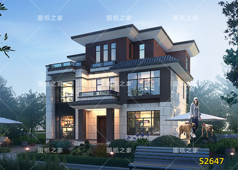 太好看了吧！7款神級農(nóng)村別墅天花板，這是把圖紙直接搬下來了！