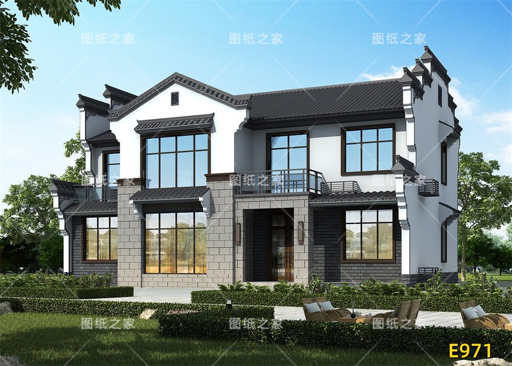 太好看了吧！7款神級農(nóng)村別墅天花板，這是把圖紙直接搬下來了！