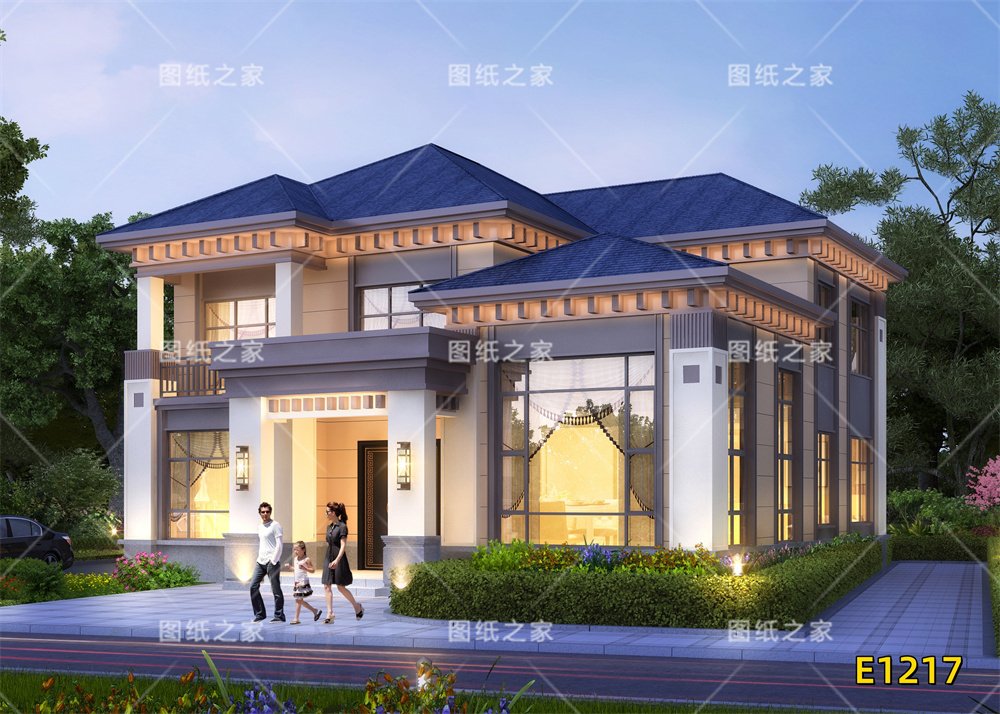 太好看了吧！7款神級農(nóng)村別墅天花板，這是把圖紙直接搬下來了！