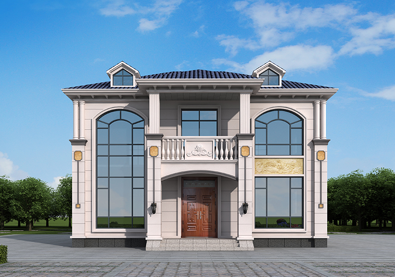 二層簡(jiǎn)歐農(nóng)房！經(jīng)濟(jì)實(shí)惠＋大氣耐看，20年后不落后